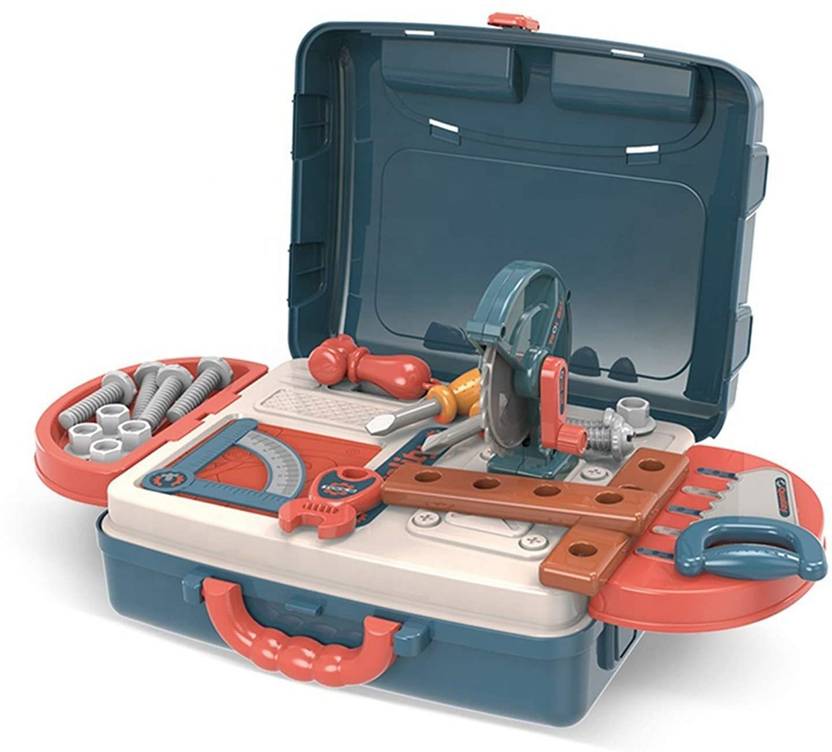 Zvezda 3 in 1 Workbench Tool Set Easy to FOLD Suitcase Toy for Young