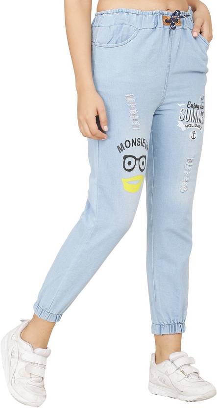 Women Regular Mid Rise Light Blue Jeans