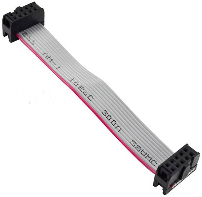 e4u 10 Pin FRC Cable With Female To Female 2.54mm Pitch Connector 6