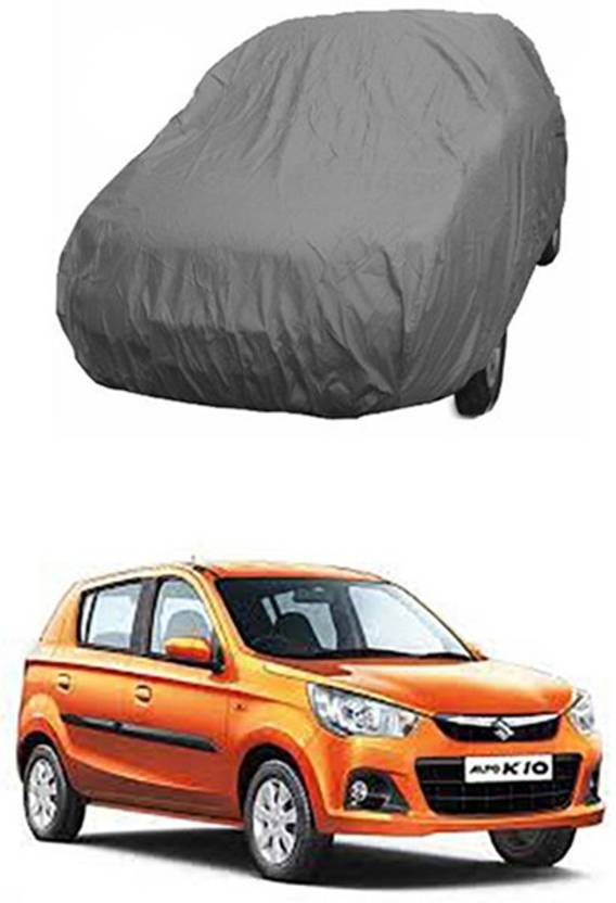 Vedika Collection Car Cover For Maruti Suzuki Alto K10 (Without Mirror Pockets)
