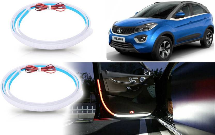 Selifaur 2 Pcs 48 Inch Car Door Opening Warning LED Strips Safety Light