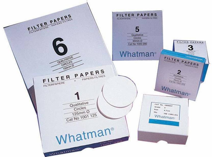 whatman Qualitative Filter Papers Grade 1 12.5mm Yellow pH Yellow