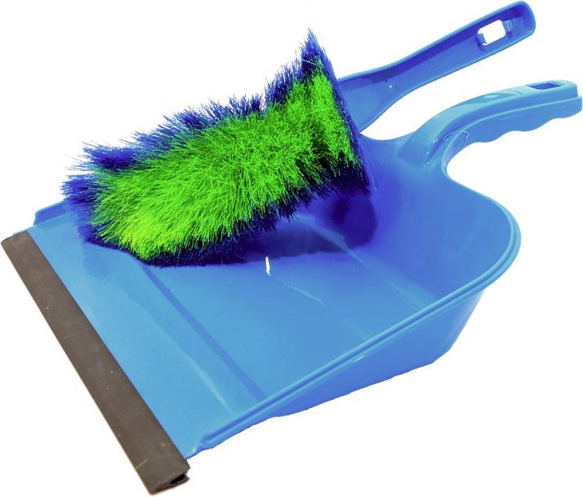 Aristo Plast Cosmos Brush with Dust Pan 13 inch long Cleaning Brush