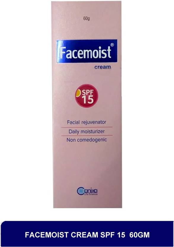 FACEMOIST cream SPF 15 face moisturizer for dry skin 60g Price in