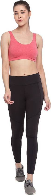 Women Sports Non Padded Bra  (Red)