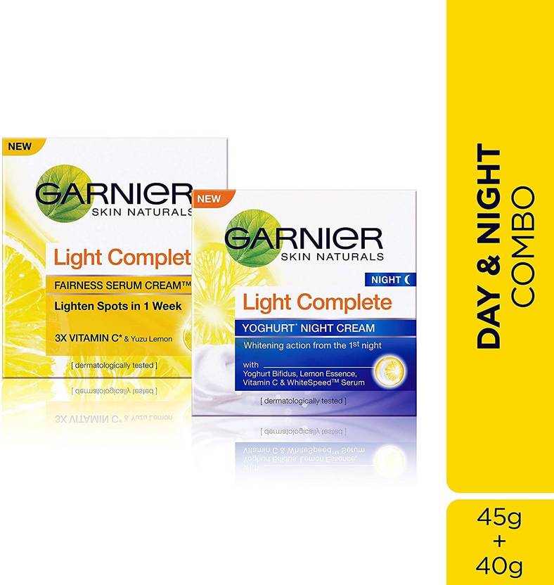 GARNIER LIGHT COMPLETE AND NIGHT YOGURT CREAM Price in India, Buy