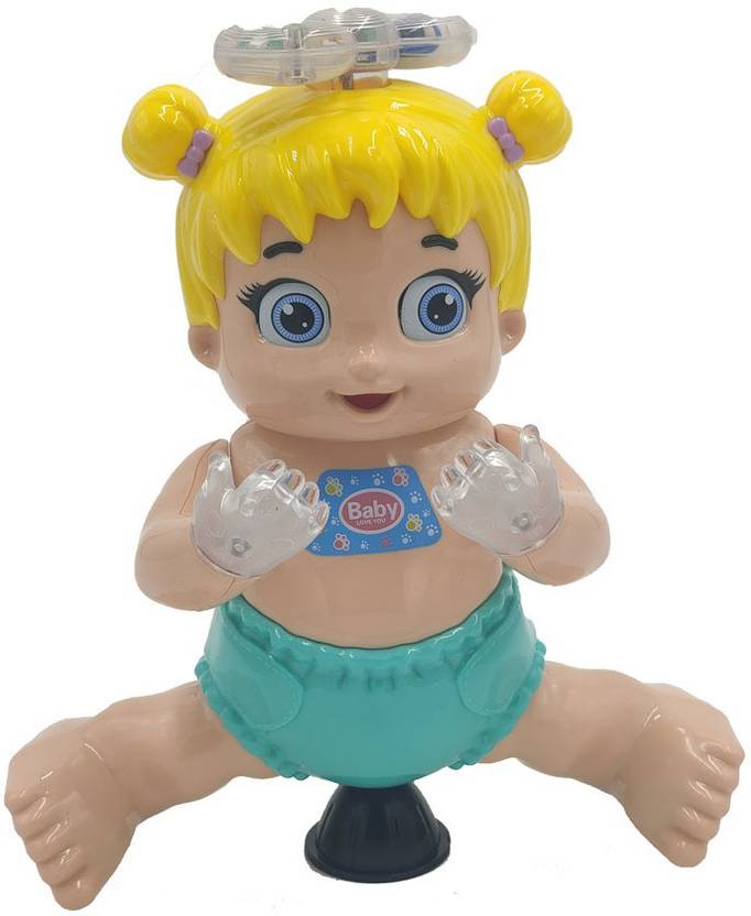 BabyBaba Musical Dancing and Singing Doll with Bump n Go Action ...