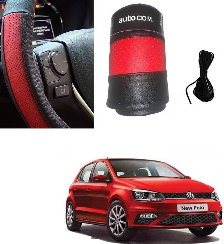 ARNEJA Hand Stiched Steering Cover For Volkswagen Polo