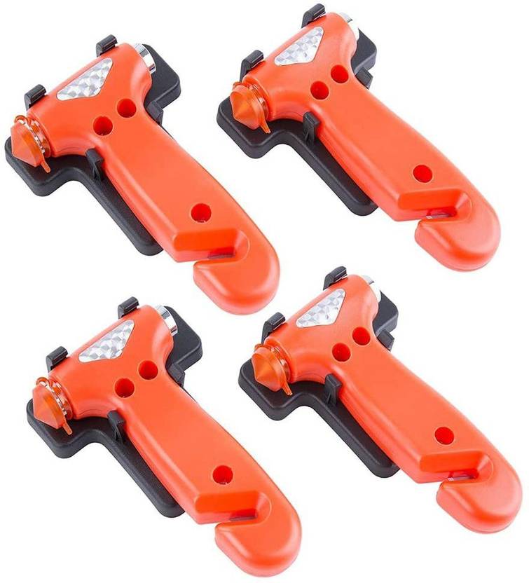 carfrill 4 Pack Car Safety Hammer Auto Car Window Glass Hammer Breaker