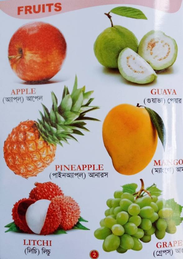 Fruits Recognition For Nursery Children's: Buy Fruits Recognition For ...