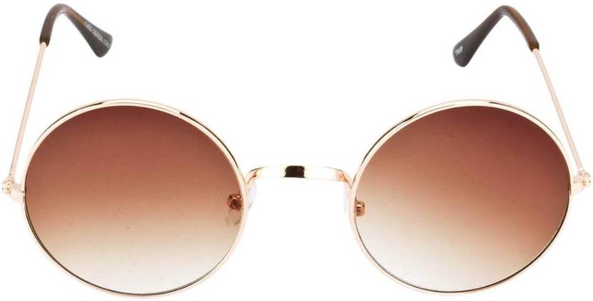 Mirrored Round Sunglasses (50)  (For Men & Women, Blue, Black, Silver, Brown)