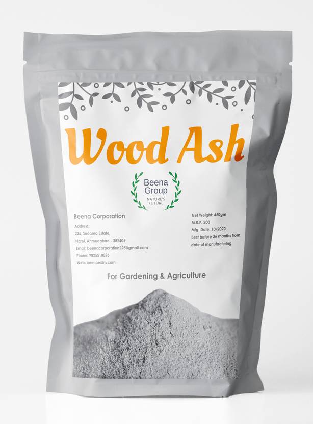 Beena Corporation Hard Wood Ash 950 gm Very Fine Powder For Fruit & Vegetable Gardens Improves Root Health Potting Mixture