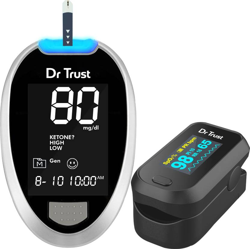 Dr Trust (USA) 210 FingerTip Oxy meter Finger Oxygen Saturation Heart