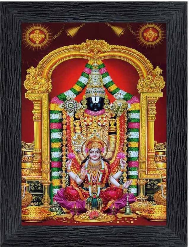 Poster N Frames Tirupati Balaji Lord Venkateswara Religious Frame