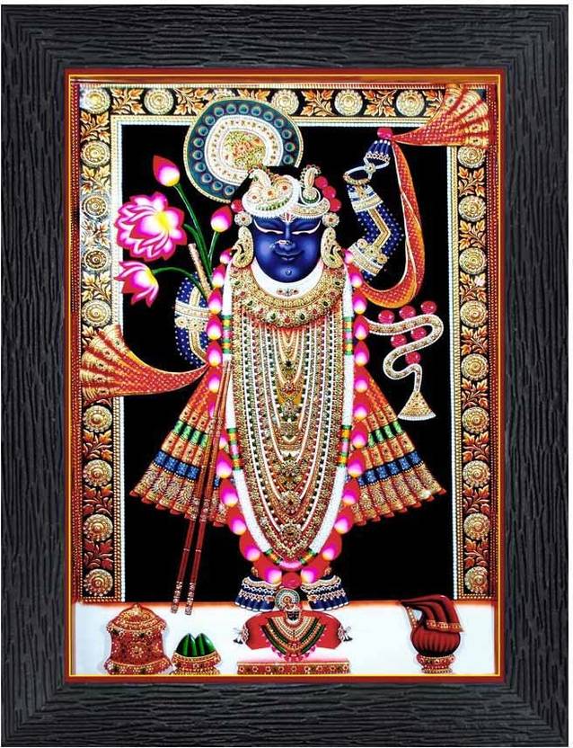 pnf Shrinathji Religious Frames with Acrylic Sheet for Worship