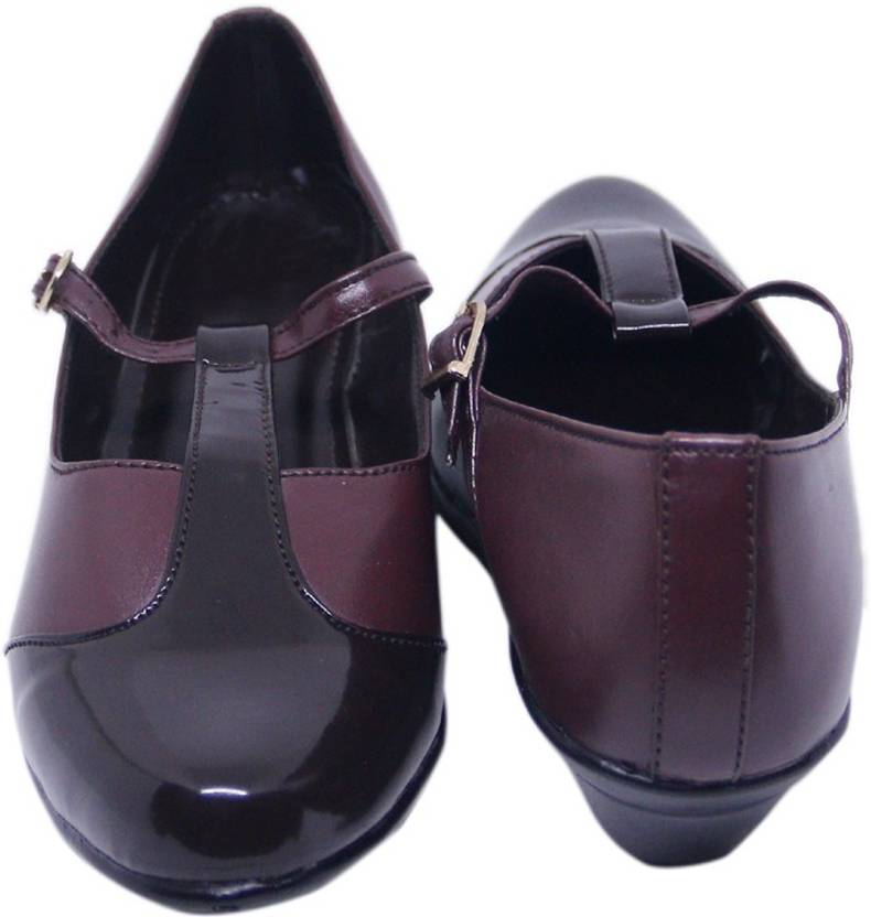 Women heel sandal bellies Burgundy Wedges Sandal