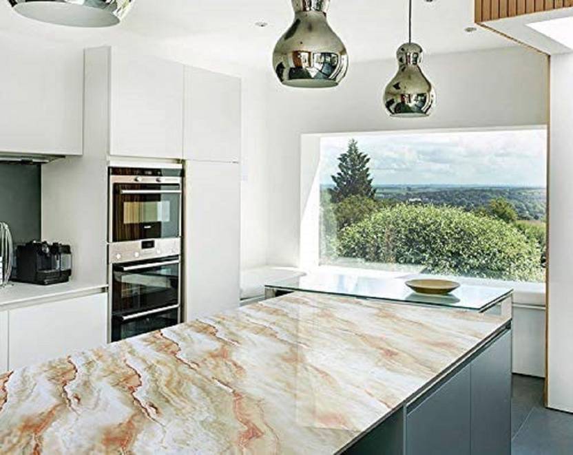arkit 200 cm onyx cream wallpaper Self Adhesive Sticker