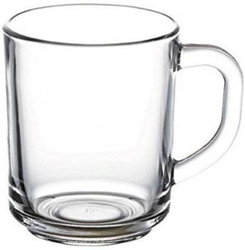 PASABAHCE Glass Pub Set Of 2 Perfect For Coffee! Tea! Irish Coffee! Mulled Wine! Hot chocolate! 225 Ml Glass Coffee (225 ml, Pack of 2) Glass Coffee Mug