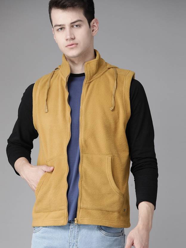 Roadster Men Self Design Casual Jacket