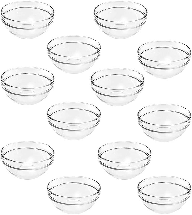 GTR Glass Sauce Bowl small 10 ml Chutney Bowl Set of 12 pcs Glass Sauce