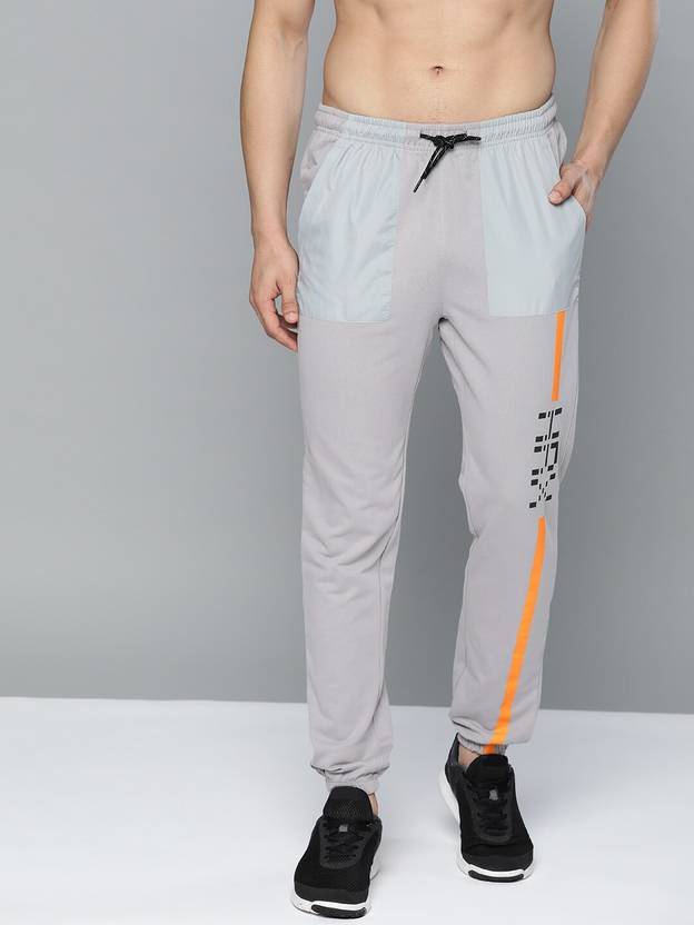 HRX by Hrithik Roshan Solid Men Grey Track Pants Buy HRX by Hrithik