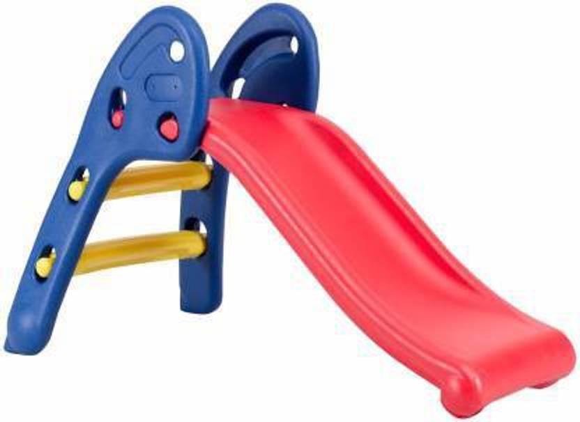 LATTICE Foldable Baby Garden Slide for Kids (Red, Blue) Price in India