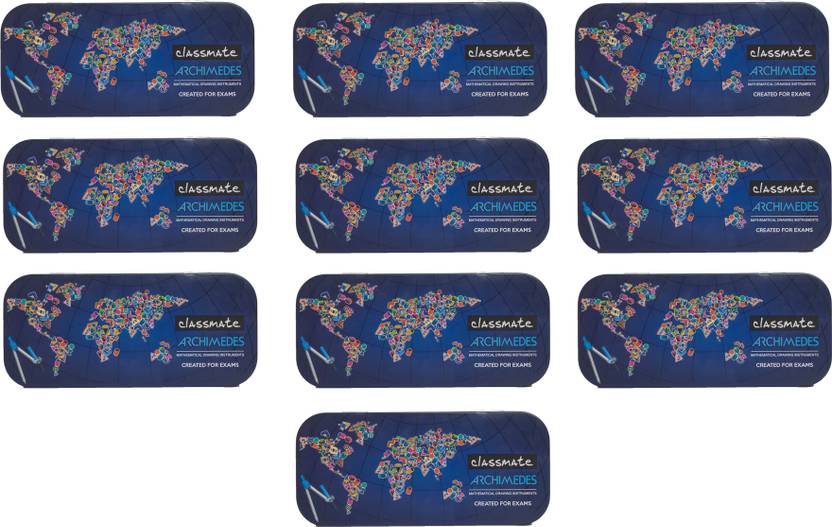Classmate ARCHIMEDES MATHS COMPASS BOX SET OF 10