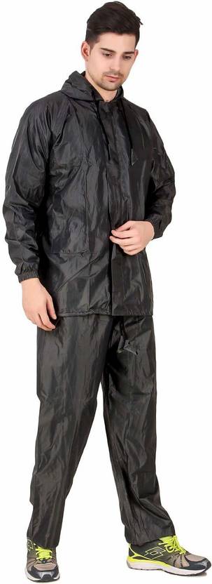 Solid Men Raincoat