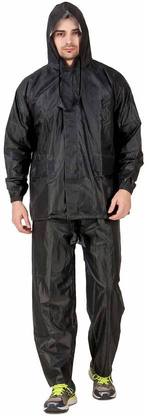 Solid Men Raincoat