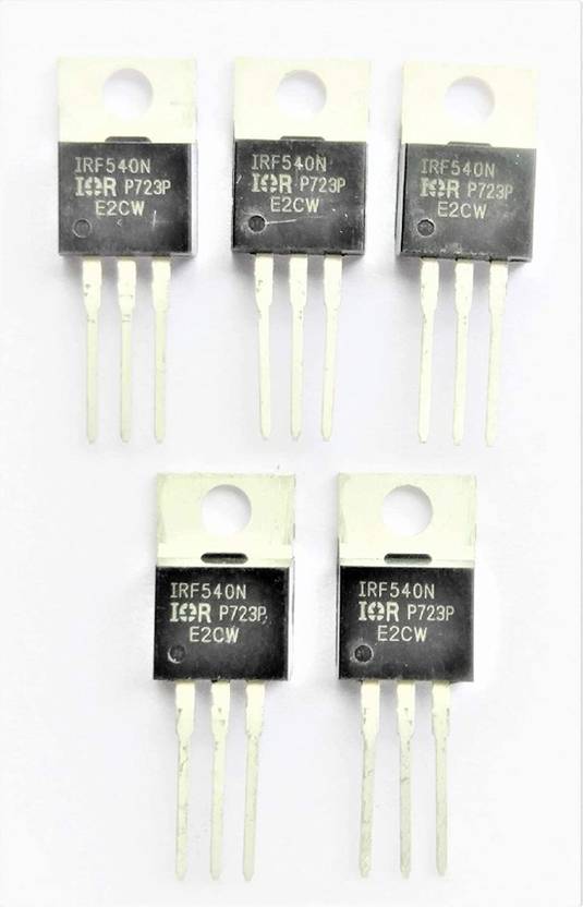 Technical hut 5 Pieces IRF540 33A 100V N-Channel MOSFET power mosfet Electronic Components Electronic Hobby Kit