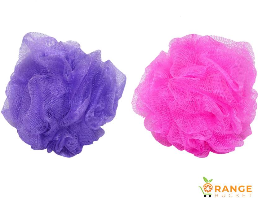 Orange Bucket Loofah