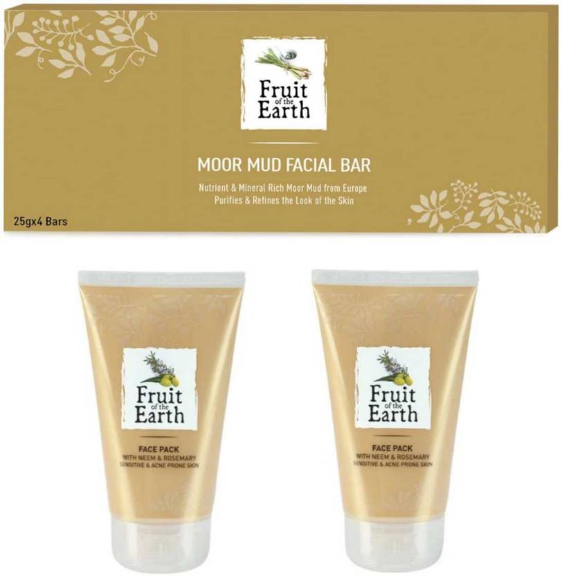 Modicare Moor Mud Bar Facial Bar & Face Pack with Neem and Rosemarry
