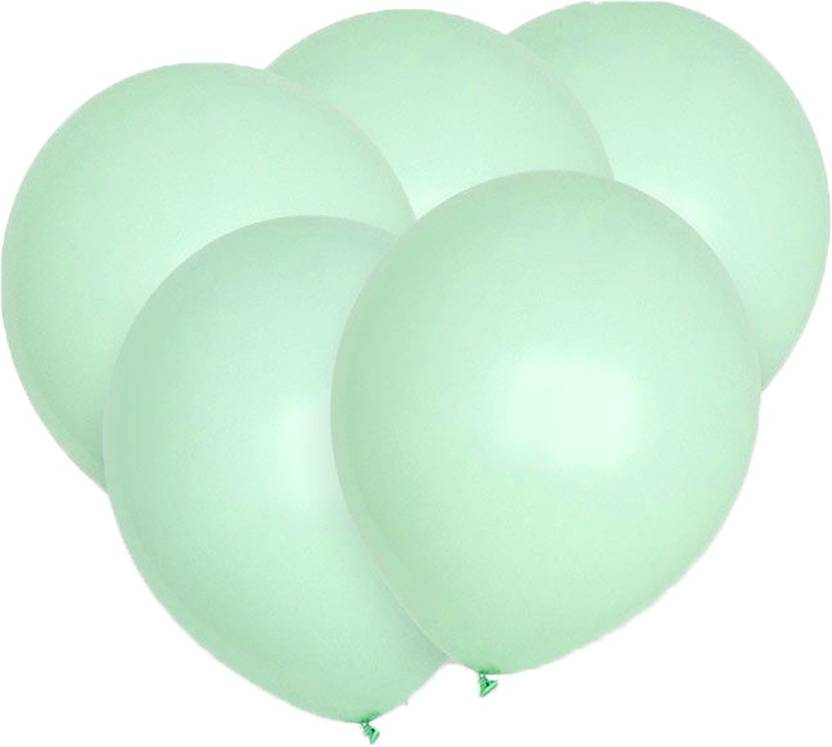CherishX.com Solid Pastel Colour Balloons for Party Decorations pack of 25 - Mint Green Pastel Balloon