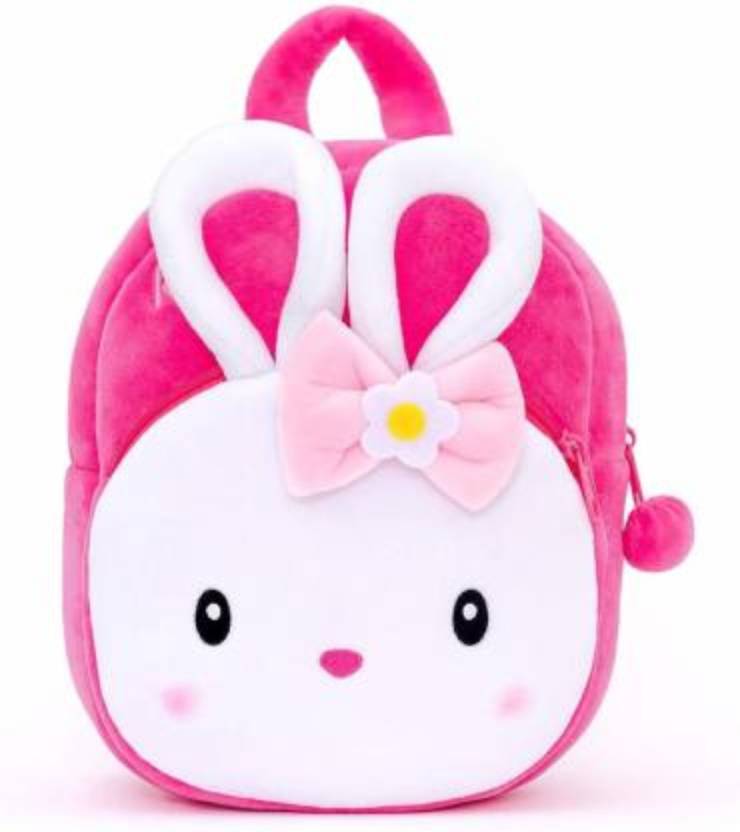 maaya Small 10 L Backpack Rabbit Kids School Bag Soft Plush Backpack Cartoon Bags