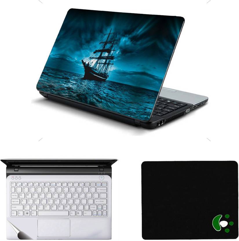 Mitram 3in1 Laptop Accessories Combo 15.6 Inch Be Happy laptop Skins