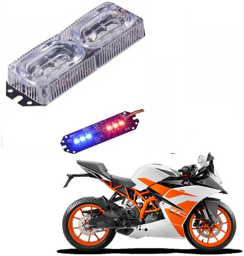 BRPEARl Police Flashing Light ,Reversing Light ,Brake Light LED - 74 License Plate Light Motorbike LED for KTM (12 V, 5 W)