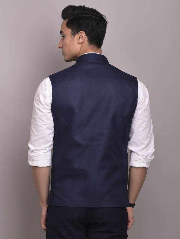 Men Solid Nehru Jacket