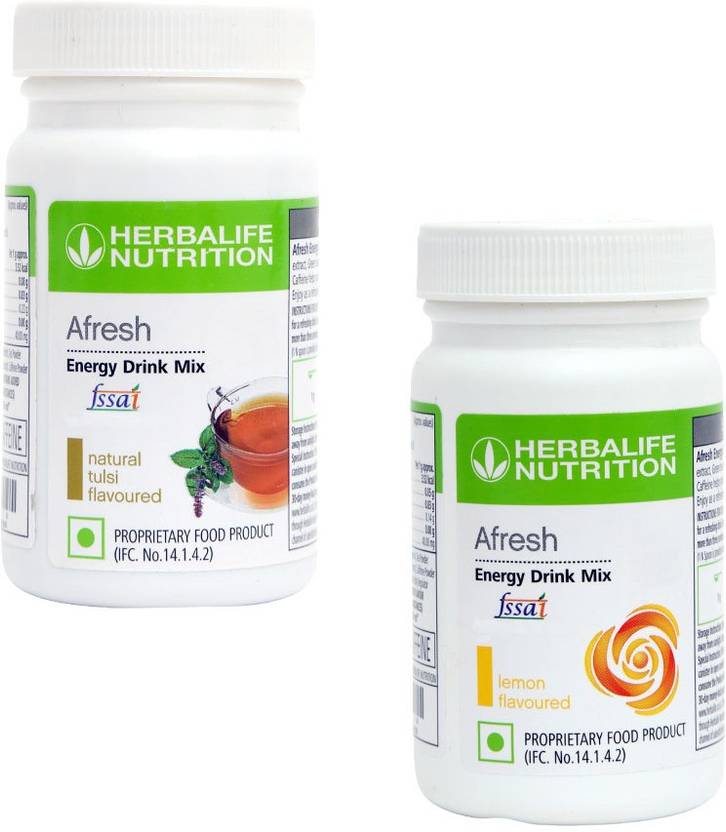 HERBALIFE Afresh Energy Drink Mix Tulsi Flavor & Lemon For Weight
