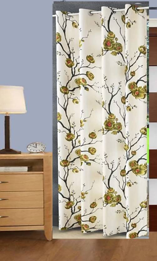 Achintya 153 cm (5 ft) Window Polyester Blackout Curtain Single Curtain