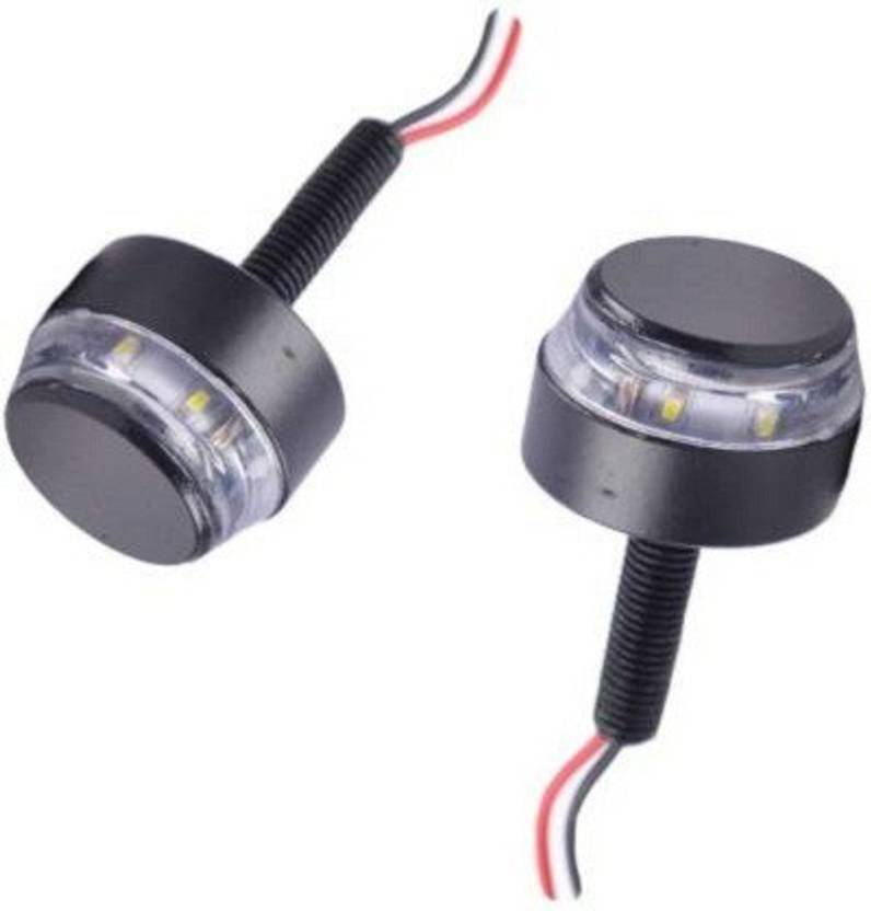 AOWBIKES HANDLE-LIGHT-WHITE-1142 Indicator Light Motorbike LED for TVS (12 V, 35 W)