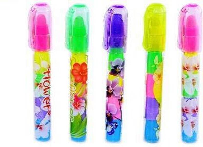 Devansh enterprises Pen Type Push Eraser for Kids (Pack Of 5) Non-Toxic Eraser