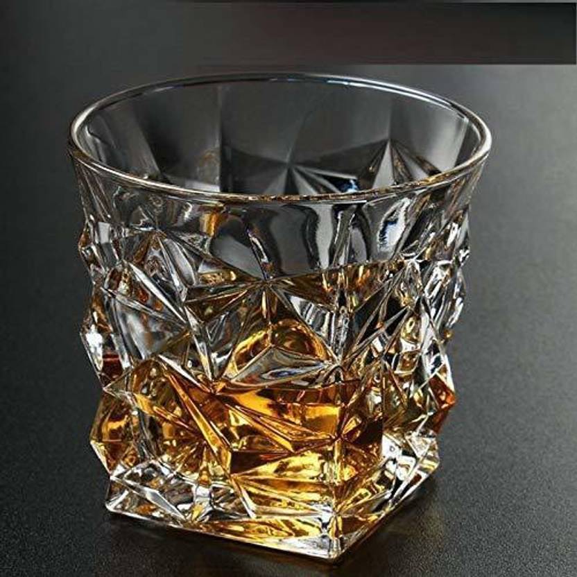 Ziya (Pack of 2) Luxury Glass Drinks Tumbler Glassware Gifts for Men