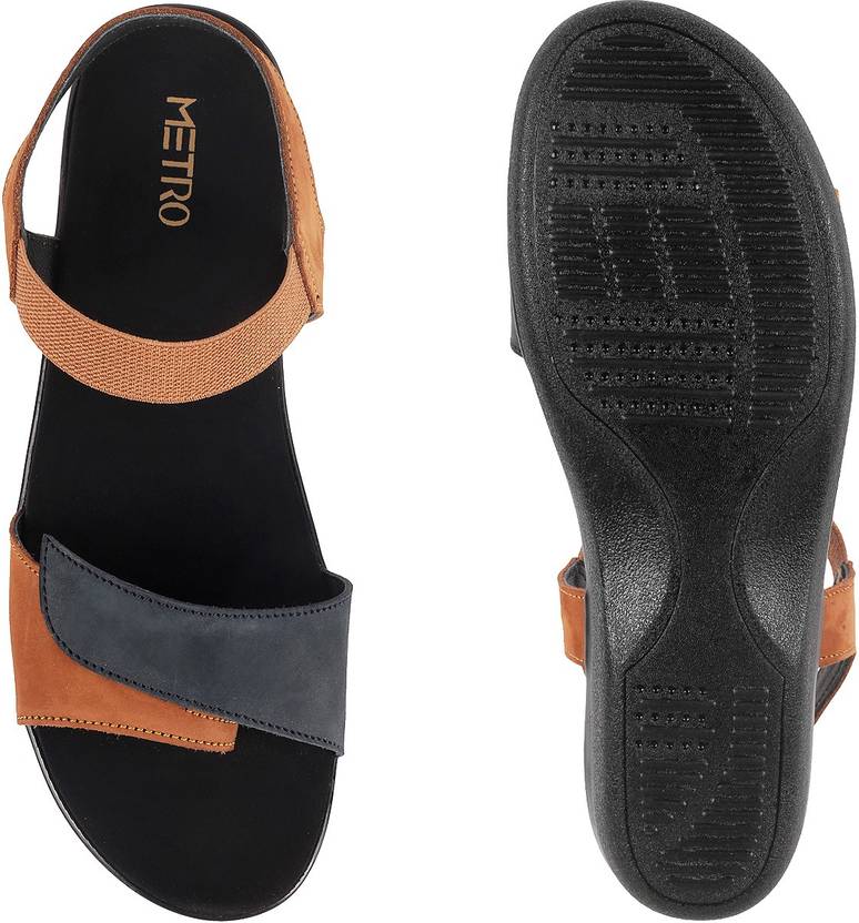 Women Tan Wedges Sandal