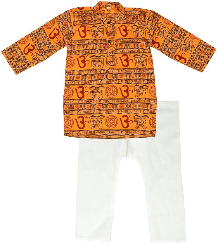 Archiecs Creation Boys Casual Kurta and Pyjama Set