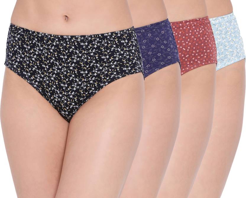 Pack of 4 Women Hipster Multicolor Panty