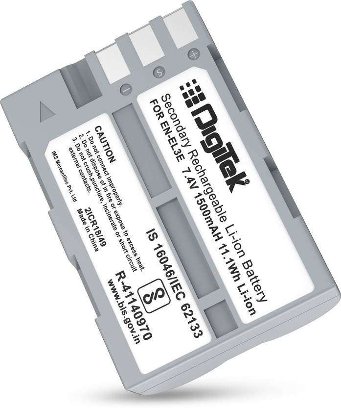 DIGITEK ENEL3E Rechargeable packs for Nikon Digital Camera Battery