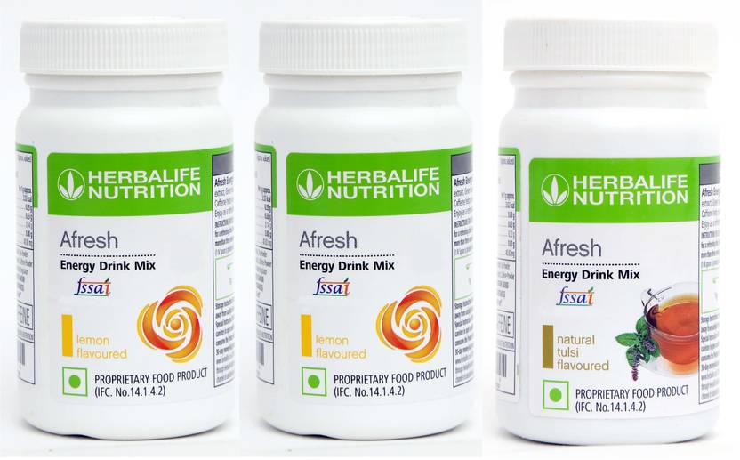 HERBALIFE Afresh Energy Drink Lemon and Tusi Flavour Energy Drink Price