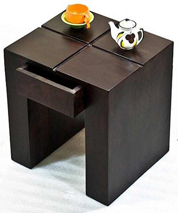 SS Wood Furniture Solid Wood Bedside Table Price in India Buy SS Wood