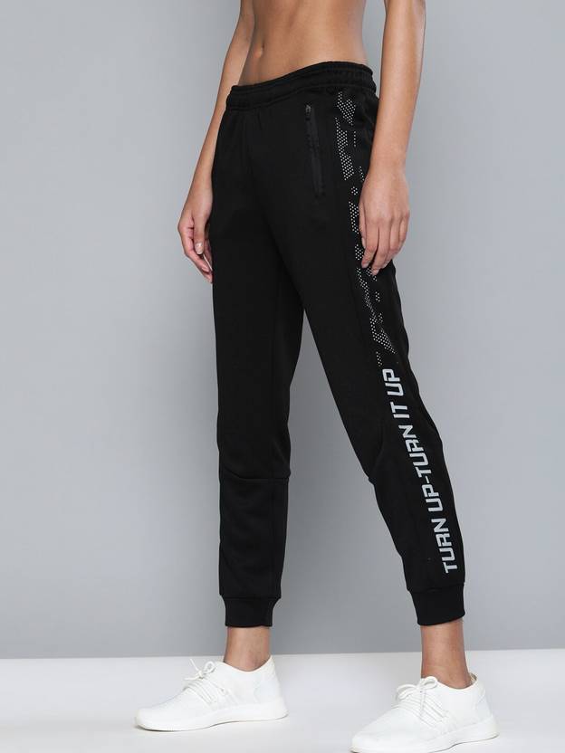 HRX by Hrithik Roshan Solid Women Black Track Pants Buy HRX by