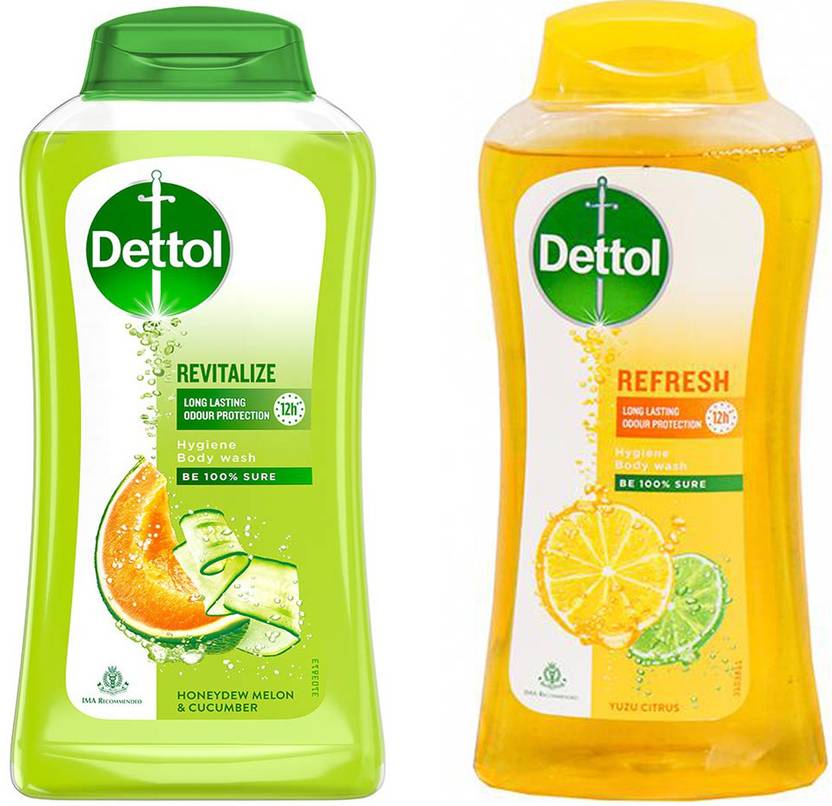 Dettol Revitalize + Refresh Long Lasting Odour Protection Hygiene Body